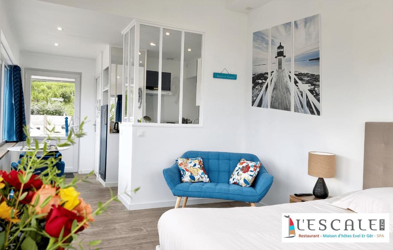 L'Escale Evel Er Ger Bed and Breakfast Locquirec Εξωτερικό φωτογραφία